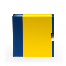 Tagebuch TRUE COLOURS blau/gelb
